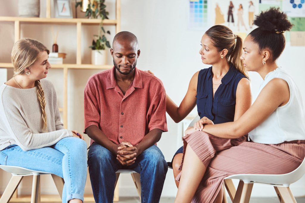 Support group offering comfort and encouragement during Mental Illness Awareness Week